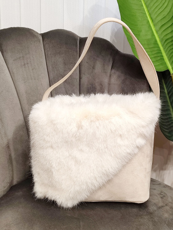 Сумка-тоут Alex Max am225 panna