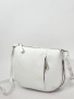 Сумка-седло Di Gregorio gr755 vitello bianco argento