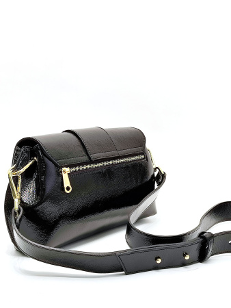 Сумка-багет Di Gregorio gr8745 naplak nero oro