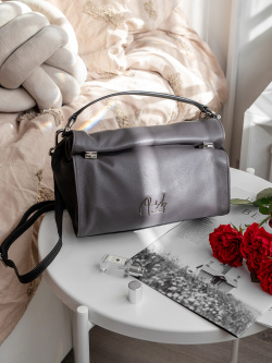 Сумка-боулер Renato Angi ra1914436-990 grigio/nero