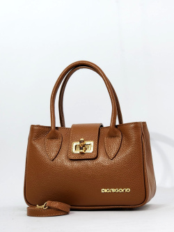 Сумка-тоут Di Gregorio gr9171 vitello cuoio oro