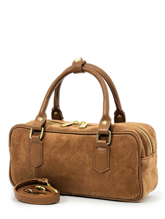 Сумка-боулер Steffalini st8592 vitello/camoscio cuoio