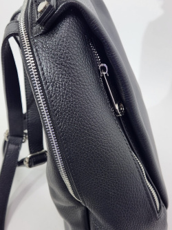 Рюкзак Di Gregorio gr9221 vitello nero argento
