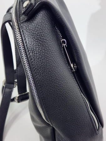 Рюкзак Di Gregorio gr9221 vitello nero argento