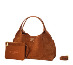 Сумка-тоут Ermanno Scervino Candy Suede sce12402305 tan