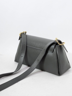 Сумка-багет Di Gregorio gr9014 vitello cenere oro