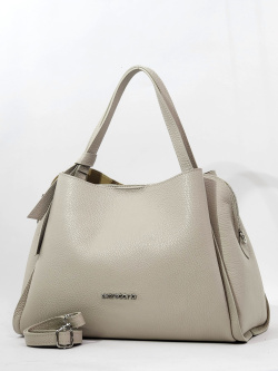 Сумка-тоут Di Gregorio gr9152 vitello latte argento