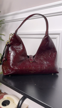 Сумка-хобо Christian Villa cv06347 athene vernice burgundy