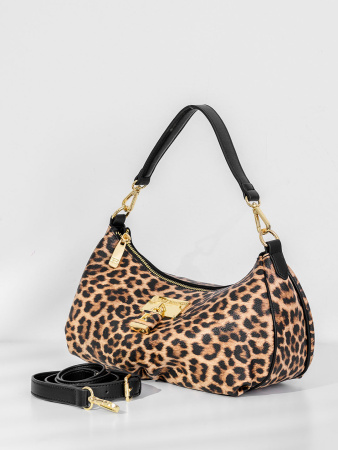 Сумка-багет Ermanno Scervino Ohanna sce12401496 leopard