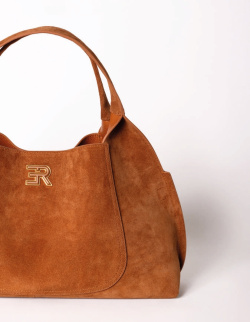 Сумка-тоут Ermanno Scervino Candy Suede sce12402305 tan