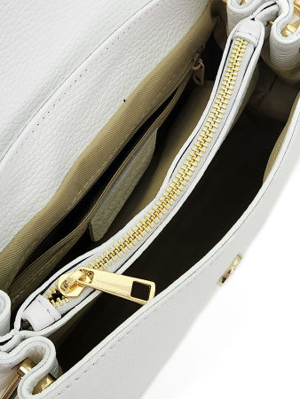 Сумка-багет Steffalini st1139 vitello bianco v2