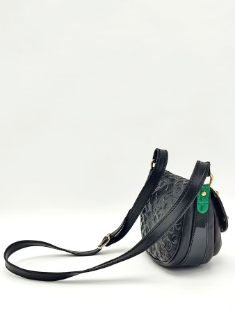 Сумка-седло Marino Orlandi mo1720 logo nero/blu/verde PP