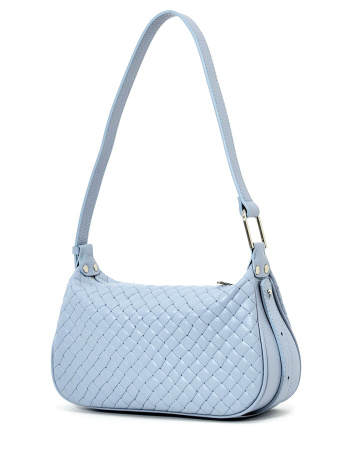 Сумка-багет Steffalini st1329 vitello celeste