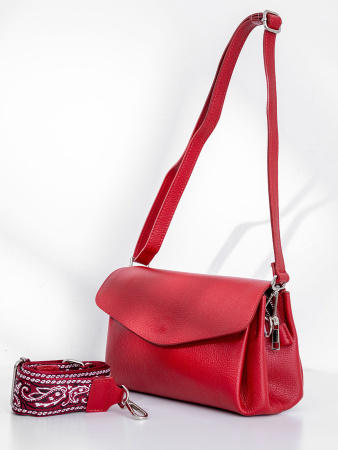 Сумка-багет Steffalini st4128 vitello rosso