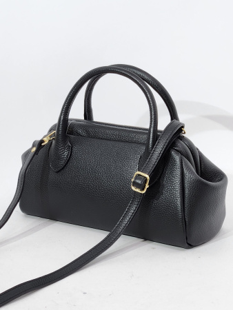 Сумка-боулер Di Gregorio gr9216 vitello nero