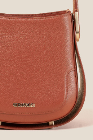 Мини-седло Gironacci gir3153 vitello/calf ginger/cuoio