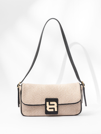 Мини-сэтчел Ripani Rosalind rpE662CO 00403 ecru/nero
