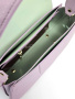 Сумка-багет Gironacci gir3222 vitello/calf lilla/pistacchio