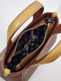 Мини-сумка Arcadia ar4759 zodiaco mocha/mandorla Мини-сумка Arcadia ar4759 zodiaco mocha/mandorla