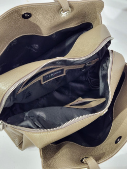 Сумка-тоут Di Gregorio gr2987 vitello taupe argento
