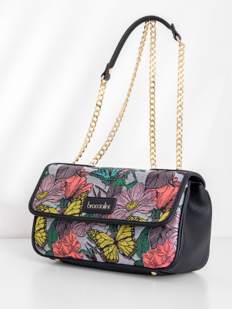 Сумка-багет Braccialini Jacquard B17507-TY 160 tessuto/polisynt nero/multi