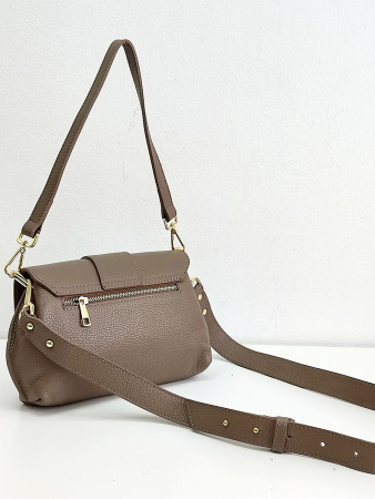 Сумка-багет Steffalini st1139 vitello taupe v1