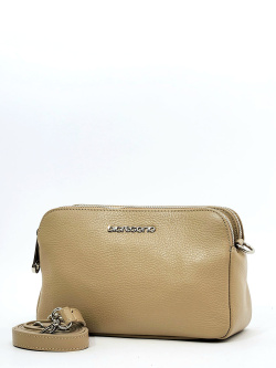 Сумка-багет Di Gregorio gr8798 vitello cappuccino argento