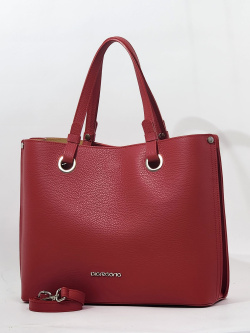 Шоппер Di Gregorio gr8906G vitello rosso argento
