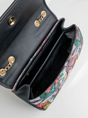 Сумка-багет Braccialini Jacquard B17507-TY 160 tessuto/polisynt nero/multi