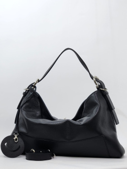 Сумка-хобо Steffalini st1486 vitello nero