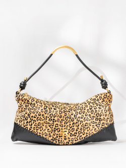 Сумка-хобо Ermanno Scervino Alicia Leo sce12402057 leopard
