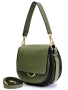 Мини-седло Steffalini st9926 vitello/camoscio oliva