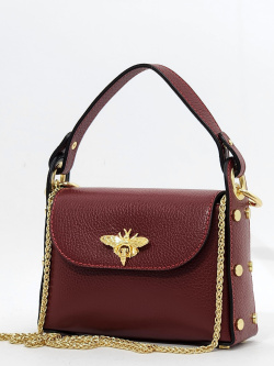 Мини-сэтчел Steffalini st1602 vitello bordo Мини-сэтчел Steffalini st1602 vitello bordo