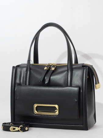Сумка-боулер Gironacci gir3252 vitello soft/venere nero