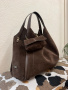 Сумка-хобо Loristella ls2787CA camoscio cioccolato/cacao