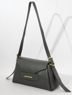 Сумка-багет Di Gregorio gr9014 vitello cenere oro