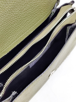 Мини-сэтчел Di Gregorio gr8843P vitello oliva argento