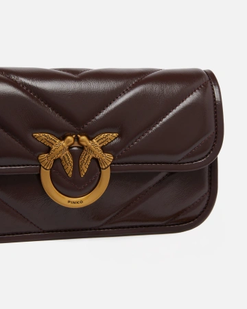 Клатч Pinko 5BPDB105083A2W2 rosso mogano