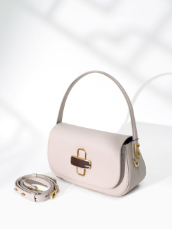 Сумка-седло Gironacci gir3161 vitello/calf avorio