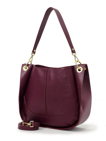 Шоппер Steffalini st1312 vitello bordo