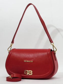 Сумка-седло Di Gregorio gr8995 vitello rosso oro