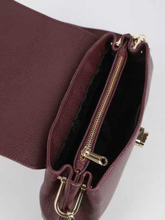 Сумка-багет Di Gregorio gr821 vitello bordo oro