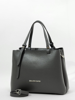 Сумка-тоут Di Gregorio gr9147 vitello cenere argento