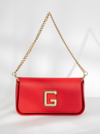 Сумка-багет Gironacci gir2290 vitello/calf rosso/lilla