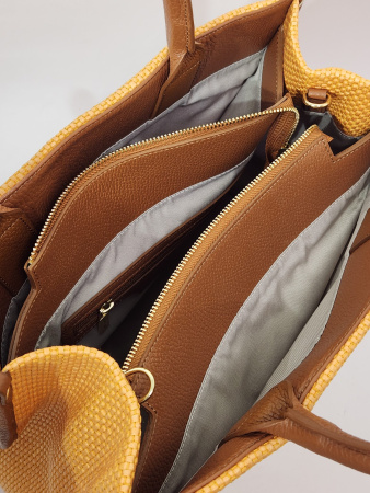 Шоппер Sara Burglar sb2314 dollaro/raffia arancio