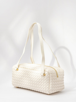 Сумка-боулер Steffalini sf5353 intrecciato latte