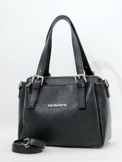 Сумка-тоут Di Gregorio gr9015 vitello nero argento