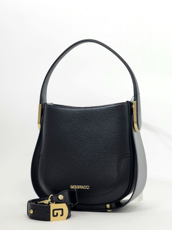 Мини-седло Gironacci gir3153 vitello/calf nero/cuoio