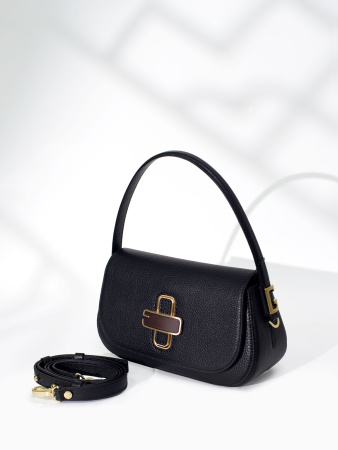 Сумка-седло Gironacci gir3161 vitello/calf nero