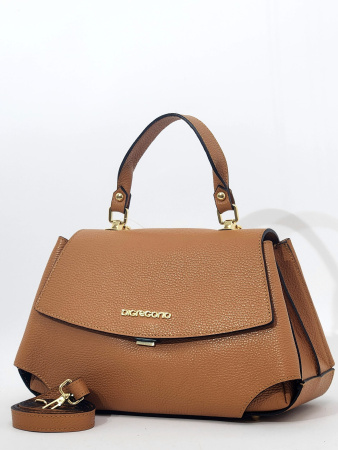 Сэтчел Di Gregorio gr8983 vitello  cuoio oro